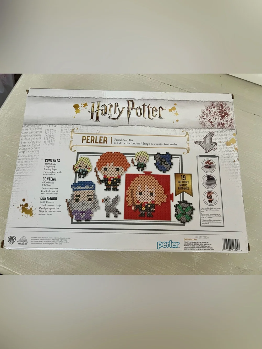 Harry Potter Perler Beads Kit 19 Patterns Wizarding World opened/not used